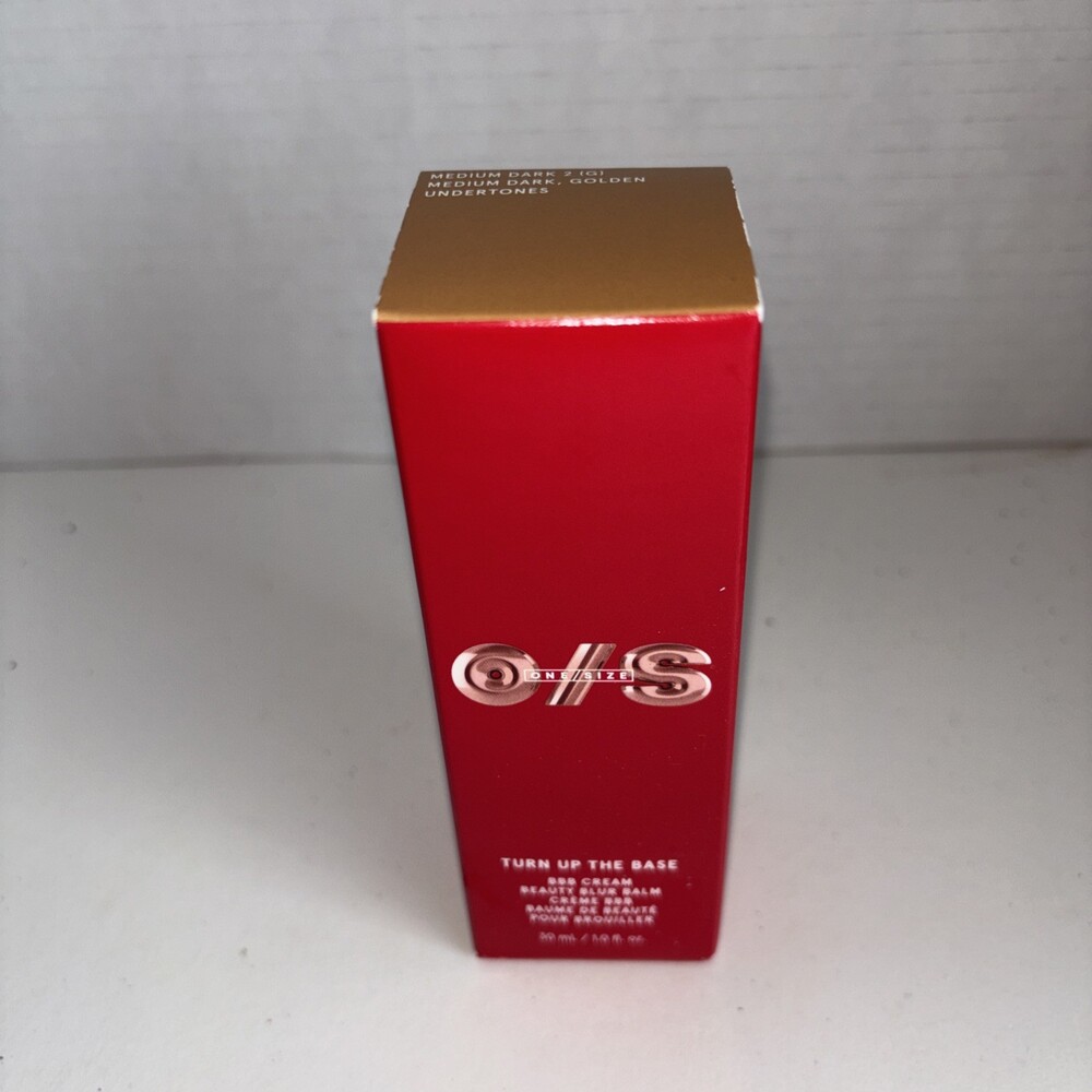 One Size O/S Turn Up The Base BBB Cream Medium Dark 2 Golden Undertones NEW